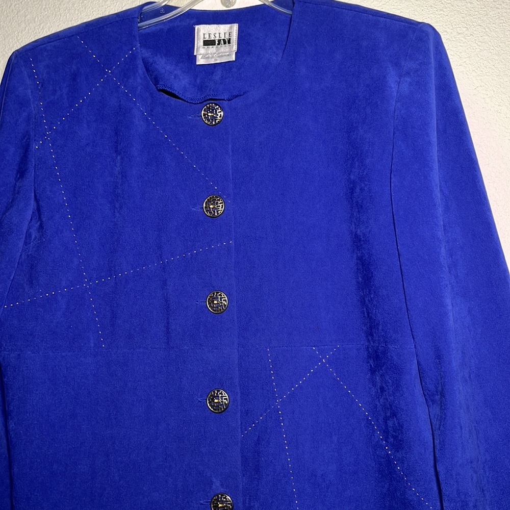 Leslie Fay skirt suit size 16 - Picture 3 of 8
